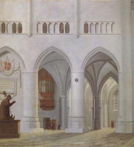 Pieter Jansz Saenredam Interior of the Church of St Bavon at Haarlem (mk05) China oil painting art